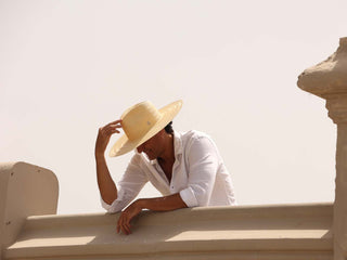 Sombrero Panamá Fedora Hombre Natural NAPOLES - Tejido a mano con 100% paja de toquilla natural en Ecuador - Raceu Hats