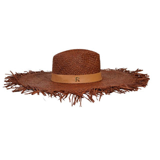 Sombrero Ala Ancha Moldeable Marrón - Estilo Mediterráneo y Elegancia Atemporal - Ala de 18 cm y copa de 10 cm - Raceu Hats
