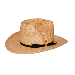 Sombrero Cowboys de Ala Corta en 100% Paja de Trigo - Ala de 8 cm y copa de 10 cm - Raceu Hats