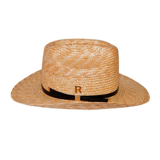 Sombrero Cowboys de Ala Corta en 100% Paja de Trigo - Ala de 8 cm y copa de 10 cm - Raceu Hats