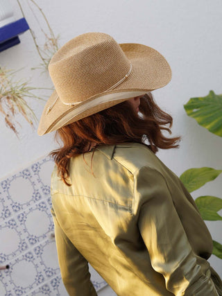 Sombrero Fedora Flexible CRETA - Artesanía Española con Alma Mediterránea - Ala de 9 cm y copa de 9 cm - Raceu Hats