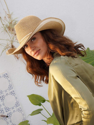 Sombrero Fedora Flexible CRETA - Artesanía Española con Alma Mediterránea - Ala de 9 cm y copa de 9 cm - Raceu Hats