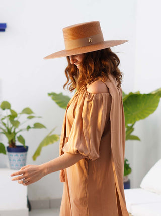 Sombrero Panamá Ala Ancha de Paja Toquilla Original - Artesanía Exquisita y Confort Inigualable - Ala 12 cm Copa 10 cm - Raceu H