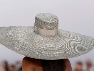 Sombrero Pamela Novia Ala XXXL Aqua THEA - Raceu Hats