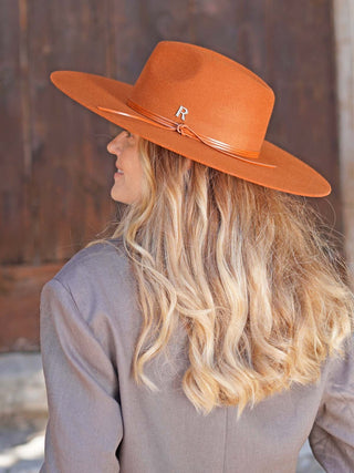 Sombrero Fedora Mujer Amber GAUDI - Fedora de Fieltro Hecho en España - Ala de 11,5 cm y copa de 10 cm - Raceu Hats