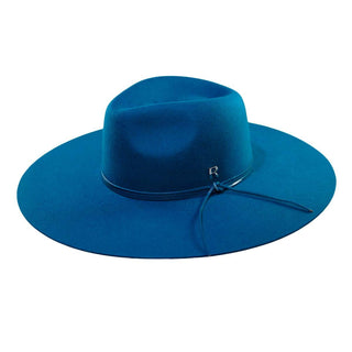 Sombrero Fedora Mujer Jeans GAUDI - Artesanía Hecha en España, Fieltro de Lana Premium - Ala de 11,5 cm y copa de 10 cm - Raceu 