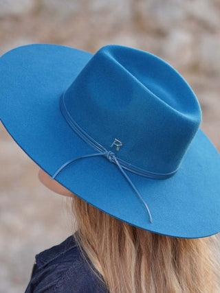 Sombrero Fedora Mujer Jeans GAUDI - Artesanía Hecha en España, Fieltro de Lana Premium - Ala de 11,5 cm y copa de 10 cm - Raceu 