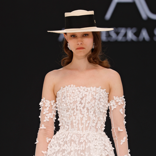 Sombrero Panamá Ponza Novia – Natural con Cinta Marfil