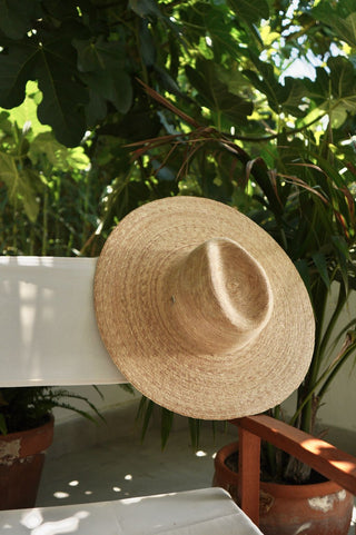 Imperia Wide Brim Hat in Palm Fiber