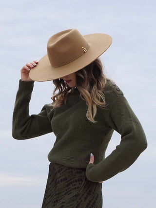 Sombrero Ala Ancha Fieltro de Lana GINGER - Raceu Hats