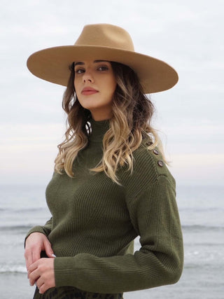 Sombrero Ala Ancha Fieltro de Lana GINGER - Raceu Hats