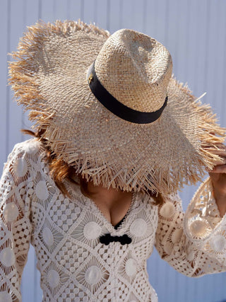 Sombrero Ala Ancha Moldeable Natural VIVARA - Raceu Hats