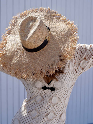 Sombrero Ala Ancha Moldeable Natural VIVARA - Raceu Hats