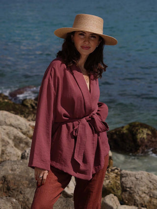 Sombrero Canotier Ala Media Raffia Fina SACRA - Raceu Hats