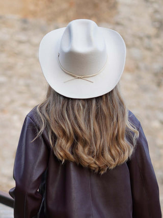Sombrero Cowboy Mujer Blanco Roto KANSAS - Raceu Hats