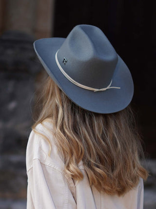 Sombrero Cowboy Mujer Gris KANSAS - Raceu Hats