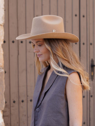 Sombrero Cowboy Mujer Taupe KANSAS - Raceu Hats