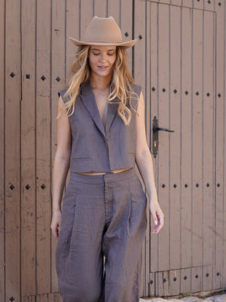 Sombrero Cowboy Mujer Taupe KANSAS - Raceu Hats