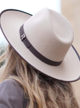Sombrero Fedora Ala Intermedia Beige MODENA - Raceu Hats