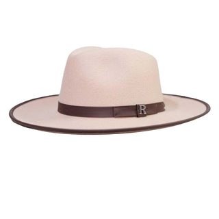 Sombrero Fedora Ala Intermedia Beige MODENA - Raceu Hats