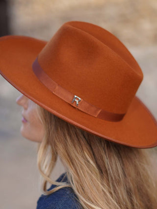 Sombrero Fedora Ala Rígida Amber MODENA - Raceu Hats