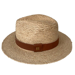 Sombrero Fedora Hombre Ala Corta Cinta Piel Marrón CHICAGO - Raceu Hats