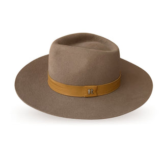 Sombrero Fedora Hombre en Fieltro de Lana color Taupe Denver - Raceu Hats