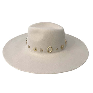 Sombrero Fedora Mujer Ala Ancha Blanco Roto CHASER - Raceu Hats