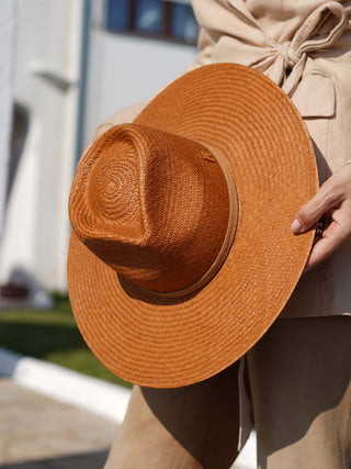 Sombrero Fedora Panamá Caramelo VOLÓ - Raceu Hats