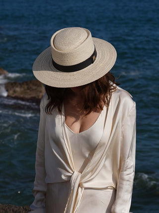 Sombrero Mujer Paja de Papel Blanco ACAPULCO - Raceu Hats