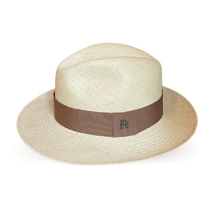 Sombrero Mujer Panamá Cuenca Natural cinta Marrón - Raceu Hats