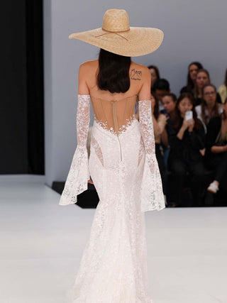 Sombrero Novia Ala Extragrande Paja Natural HELIOS - Raceu Hats