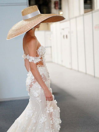 Sombrero Novia Ala XXXL SOFIA - Raceu Hats
