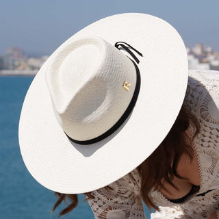 Sombrero Novia Fedora Panamá Blanco VOLÓ - Raceu Hats