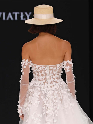 Sombrero Novia Panamá Ala Media Natural ATENA - Raceu Hats