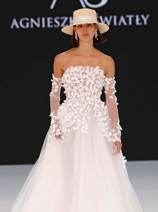 Sombrero Novia Panamá Ala Media Natural ATENA - Raceu Hats