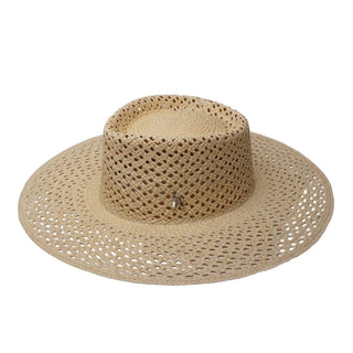 Sombrero Panamá Fedora Calado Hombre Natural RIMINI - Raceu Hats