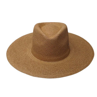 Sombrero Panamá Fedora Color Camel PALERMO - Raceu Hats
