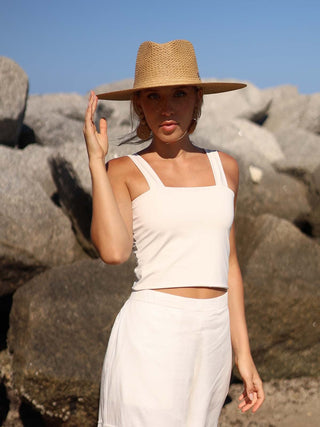 Sombrero Panamá Fedora Color Camel PALERMO - Raceu Hats