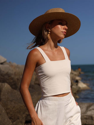 Sombrero Panamá Fedora Color Camel PALERMO - Raceu Hats