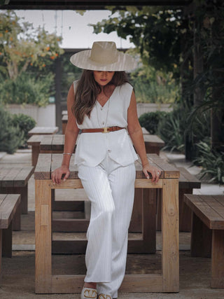 Sombrero Panamá Fedora Color Natural PALERMO - Raceu Hats