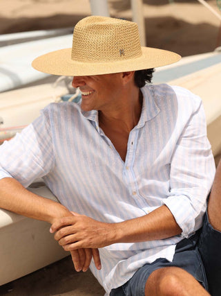 Sombrero Panamá Fedora Hombre Color Oliva PALERMO - Raceu Hats