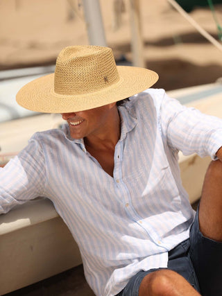 Sombrero Panamá Fedora Hombre Color Oliva PALERMO - Raceu Hats