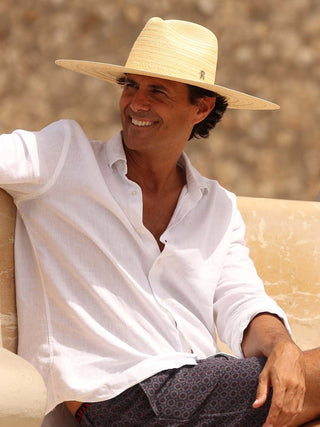 Sombrero Panamá Fedora Hombre Natural NAPOLES - Raceu Hats